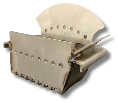Produktbild von Grillpfanne, 21,4 x 11,4 x 8,3 cm, für Pelletöfen