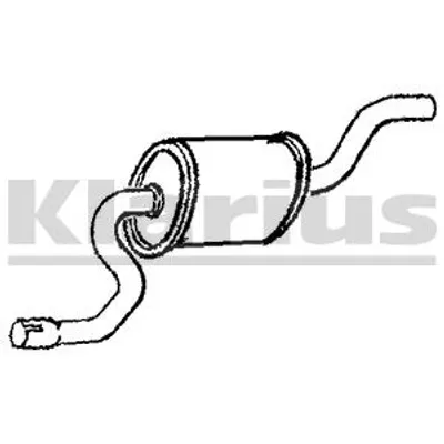 Produktbild von VEGAZ FS-646 Mittelschalldämpfer Schalldämpfer für FORD Fiesta Mk5 Schrägheck (JH1, JD1, JH3, JD3)