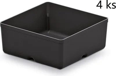 Immagine prodotto di Sada 4 plastových boxů na nářadí UNITE BOX 110x110x112 černé