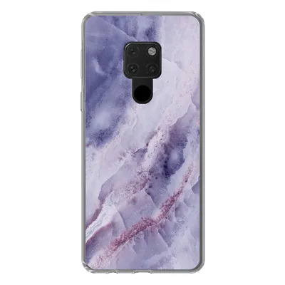 Produktbild von MuchoWow® Handyhülle Schutzhülle Hülle für Huawei P40 Lite Naturstein - Lila - Edelsteine und Mineralien Silikon Softcase Handy Hülle - Handy