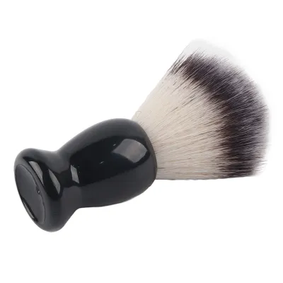 Image de Brosse à raser pour homme, brosse pour tondeuse à barbe et moustache, poils en nylon, accessoire de rasage de salon de coiffure