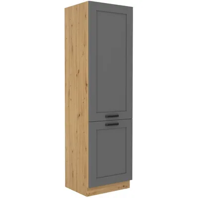 Obrázok produktu pre Potravinová skriňa LAILI - šírka 60 cm, šedá / dub artisan