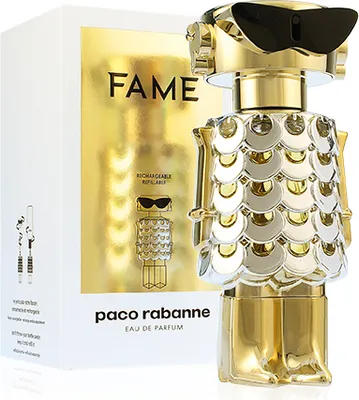 Obrázek produktu pro Rabanne Fame, Ženy, 50 ml, Doplňovací láhev, Mandarinka, Mango, Jasmín, Incense, Santalové dřevo, Vanilka