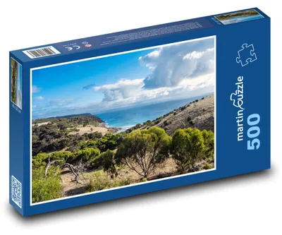 Produktbild von Puzzle 500 Küstenbucht mit Ausblick - martinpuzzle