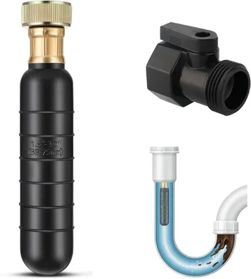 Obrázek produktu pro Odstraňovač ucpaných odpadů, gumová hadice na čištění odpadů s ventilem o průměru 3/4 palce, vhodná pro odpadní potrubí o průměru 38-75 mm