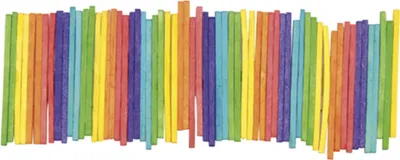 Produktbild von EDUPLAY 200-007 Bastelhölzchen, bunt, 1000-teilig (1 Set)