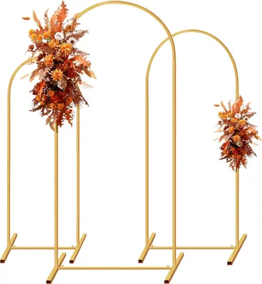 Immagine prodotto di Struttura di supporto a forma di arco in metallo, dal design elegante, versatile per eventi e facile da montare