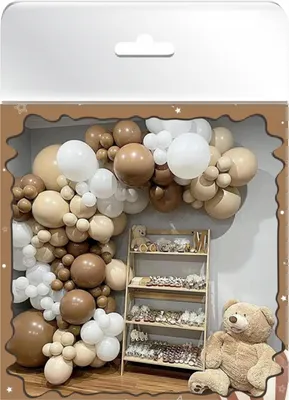Image de Guirlande de ballons, rideau décoratif pour fête d'anniversaire, set de ballons