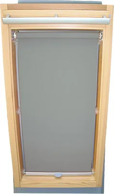 Produktbild von Rollo für VELUX Dachfenster Sichtschutz mit Haltekrallen GGL/GPL/GHL - 102 - grau