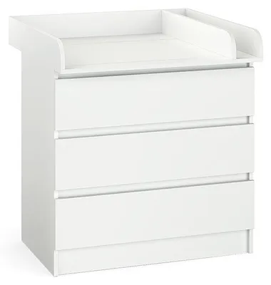 Produktbild von Wickelkommode Vicco Emma Weiß 80 x 87 cm mit 3 Schubladen, Model 51739