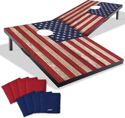 Imagen del producto de Juego de lanzamiento de sacos para Cornhole, 60 x 90 cm