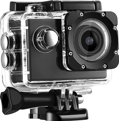 Zdjęcie produktu dla K1080HD 12MP podwodna wodoodporna kamera wideo Outdoor Bike Diving Sport Action czarny czarny