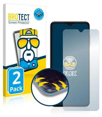 Produktbild von 2x BROTECT Fullscreen Schutzfolie für Samsung Galaxy A04s Displayschutz Folie Fullcover Klar Transparent