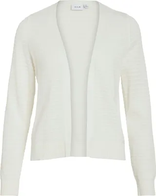 Produktbild von VILA Strick-Cardigan mit elastischen gerippten Bündchen Langarm Größe: L
