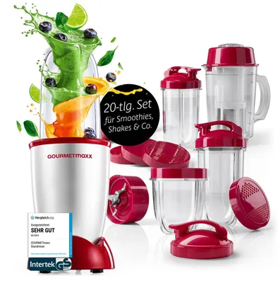 Productafbeelding van GOURMETmaxx Mr. Magic Power 400 Pro met accessoireset XL - Voor shakes, smoothies en meer.