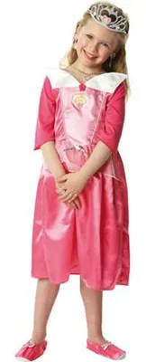Produktbild von Sleeping Beauty Dornröschen Prinzessin Kinder Karneval Kostüm Schmuckset 116-128