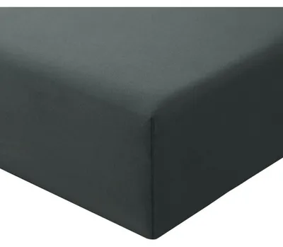 Produktbild von Spannbettlaken 140x200cm Anthrazit Mikrofaser 30cm Steghöhe
