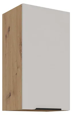 Produktbild von Küchen Hängeschrank 40 cm Küche SOLANO Kaschmir beige matt + Eiche Artisan matt Küchenzeile Küchenblock Küche Einbauküche