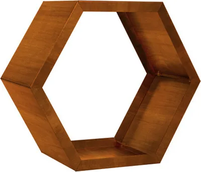 Produktbild von HOME DELUXE - Rost Holzlege - Antares - 3er Set - 80 x 92 x 43 cm, wetterbeständig, edle Rostoptik I Holzlager Feuerschale