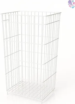 Produktbild von Papierkorb, Gitterkorb, Abfalleimer, Mülleimer, 60 Liter, zum Hängen und Stellen