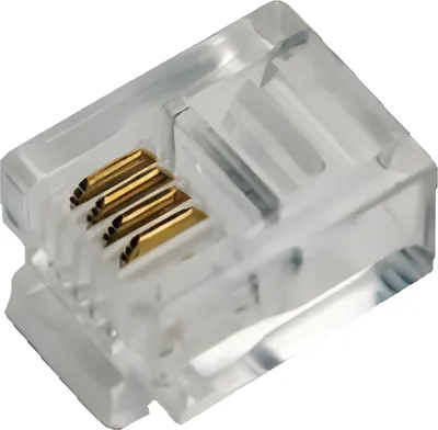 Produktbild von LogiLink RJ11 Modularstecker ungeschirmt 100Stck
