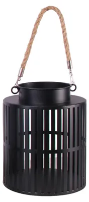 Produktbild von TrendLine Deko-Laterne Metall Ø 16 cm schwarz