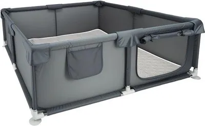 Produktbild von Welpenbox für Hunde, 120 x 120 x 45 cm, Geburtsbox für kleine bis mittelgroße Hunde