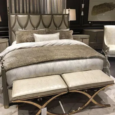 Produktbild von Klassisch Doppelbett Bett Ehebett Design Luxus Betten Modern Stil neu 180x200cm
