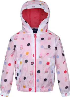 Obrázok produktu pre Regatta - Bunda, nepremokavá, s kapucňou pre deti RG6273 (104) (Svetloružová)