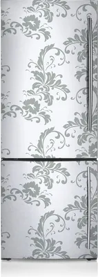 Produktbild von Kühlschrankfolie Aufkleber Kühlschrankmagnete Dekoration Kühlschrankfolie 60x180 cm - Lila Ornament.
