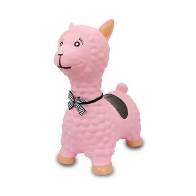 Produktbild von Jamara Hüpftier Lama rosa mit Pumpe, 1 Jahr(e), Pink