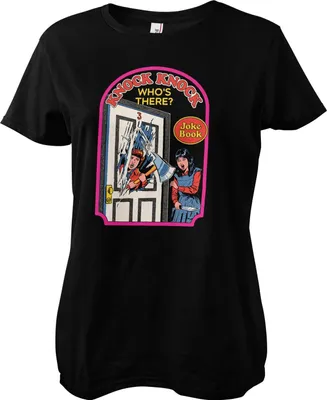 Produktbild von Knock Knock Who's There Girly Tee - X-Large - Black