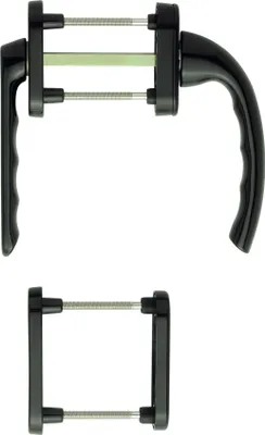 Produktbild von Hoppe Balkontürgrt. m. Ros. kurz Hals Nr. 099 KH , Pz, TS 63-68mm, braun sgl