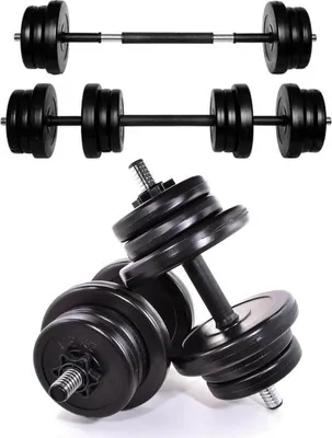 Zdjęcie produktu dla Zestaw hantli 14 kg dla kobiet, wygodny uchwyt, trening w domu