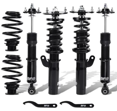 Produktbild von BMW 3er E46 Gewindefahrwerk Kit - Höhenverstellbares Sportfahrwerk - Twin-Tube Öl-Stoßdämpfer - für 320i 316i 325i 328i 330ci 320cd 330cd 1999-2006