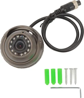 Produktbild von DC 12V Fahrzeug-Innenraumkamera, Video- und Audioaufnahme, Weitwinkel, IP67, wasserdicht, IR-Nachtsicht für Bus, Wohnmobil und Van, 720P