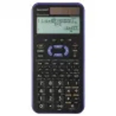 Obrázok produktu pre Sharp EL-W531XGB-VL, Vrecko, Vedecká kalkulačka, 12 číslica/číslic, Batéria / solárny, Čierna, Fialová