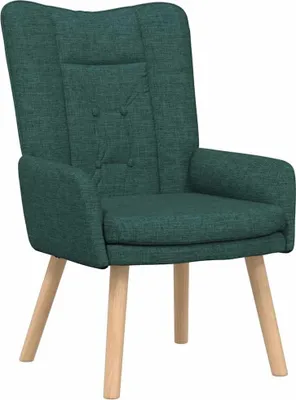 Produktbild von vidaXL Sessel Dunkelgrün 63 x 67 x 94 cm Stoff und Sperrholz
