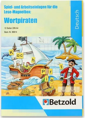 Produktbild von Betzold Arbeitsblätter für die Lese-Magnetbox Wortpiraten