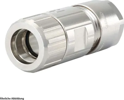 Produktbild von HUMMEL M12 Power Kabelsteckverbinder für Buchseneinsatz gerade Kabelabgang gerade, Klemmbereich 3,0mm - 6,0mm Farbe