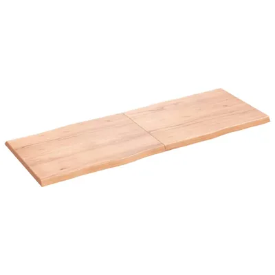 Immagine prodotto di Piano Tavolo Marrone Chiaro 160x60x(2-4) cm Rovere Non Trattato