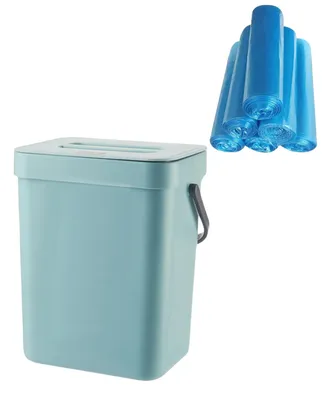 Image de Elzusha - Poubelle de cuisine biologique de 3 litres avec couvercle