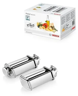 Productafbeelding van Bosch MUZ5PP1 PastaPassion set voor lasagne en tagliatelle, van staal/verchroomd, geschikt voor MUM5