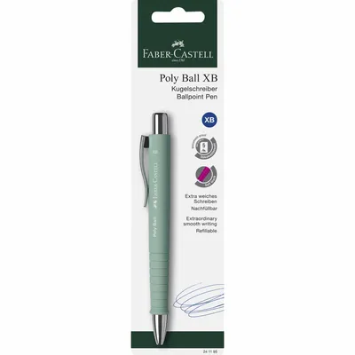 Produktbild von FABER-CASTELL Kugelschreiber Poly Ball XB BK