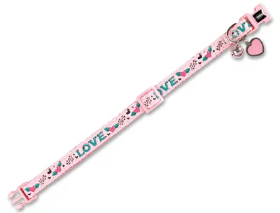 Produktbild von Nobby Katzenhalsband "LOVE"  pink