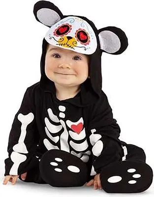 Produktbild von Mom Osito Tag Der Toten Junior Brauch Schwarz 0-6 Months Schwarz 0-6 Months