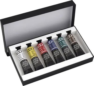 Produktbild von Blockx Ölfarben 6x20ml, Einführungsset 212901BXC