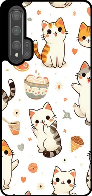 Obrázok produktu pre Smartphonica Puzdro na telefón vhodné pre Huawei Nova 5T s potlačou mačky - TPU zadný kryt puzdro cat design