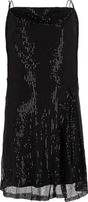 Produktbild von NAEMI damen mini spaghettikleid - schwarz, XS/S