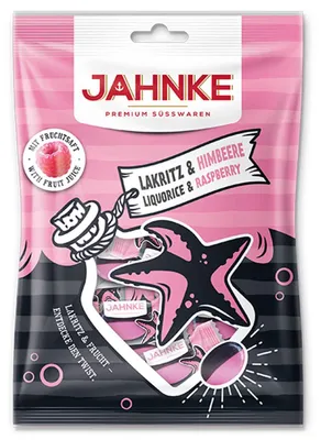 Produktbild von Jahnke Lakritz & Himbeere 125g